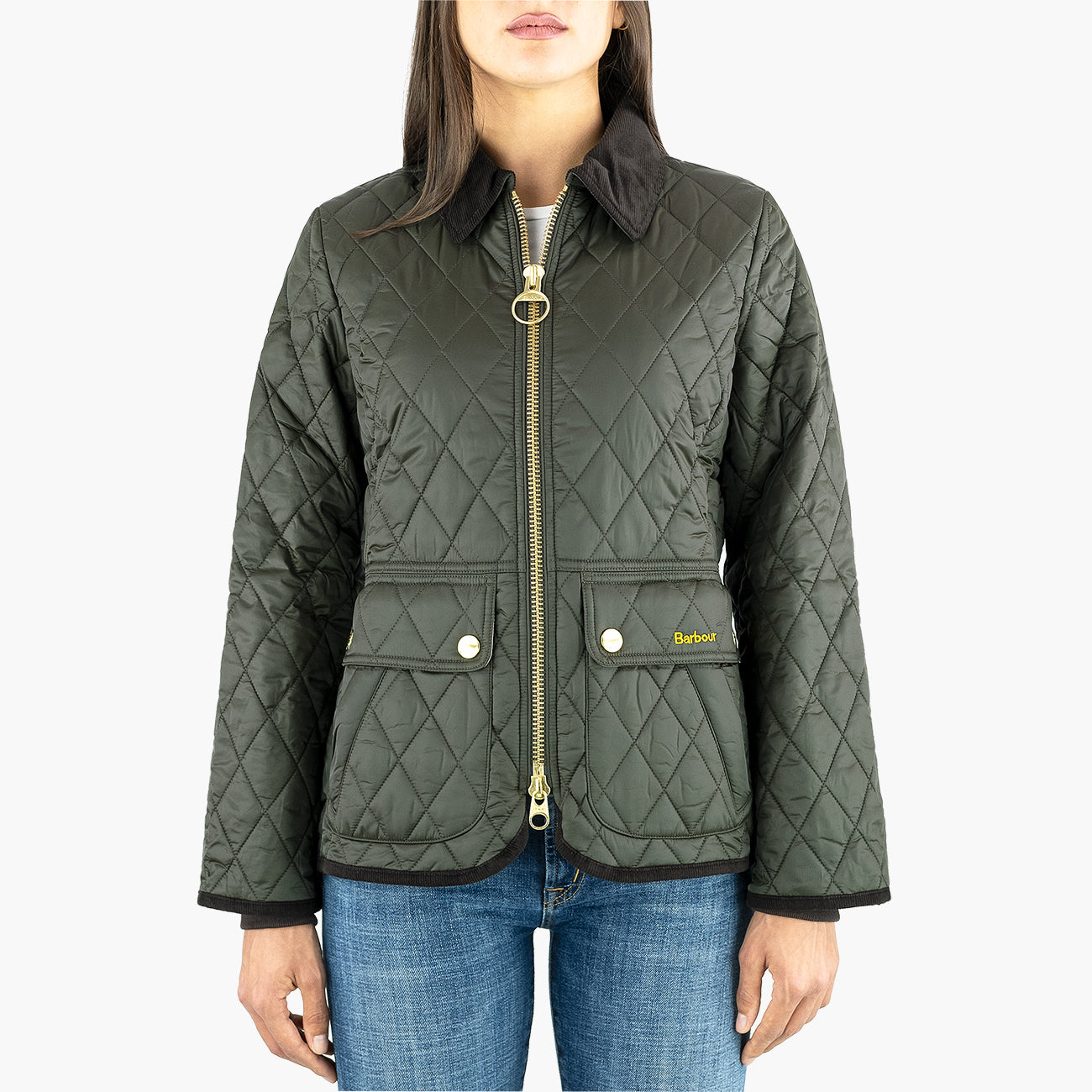 Giacca Trapuntata BARBOUR Fitted Beadnell Quilt Sage