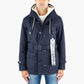 Giaccone L'ESKIMO Equipe 70 Mini in Tecno Gabardina Blu Navy