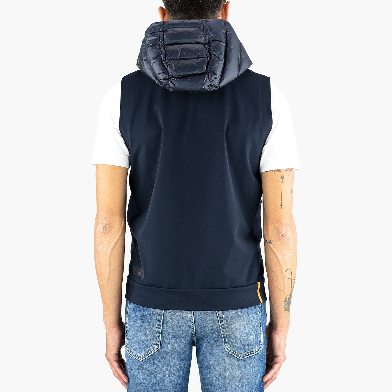 Gilet RRD Winter Duck Hood Soft Jkt Blue Black 2