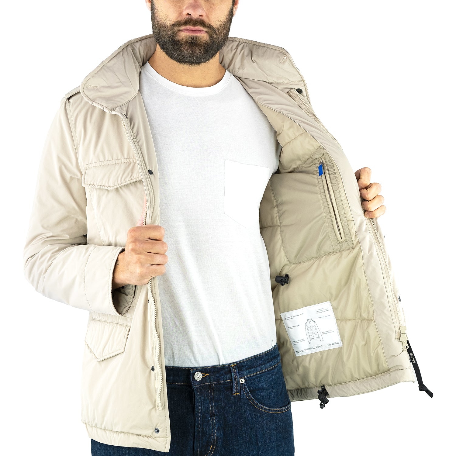 Giubbotto Field Jacket ASPESI Minifield Vento Beige