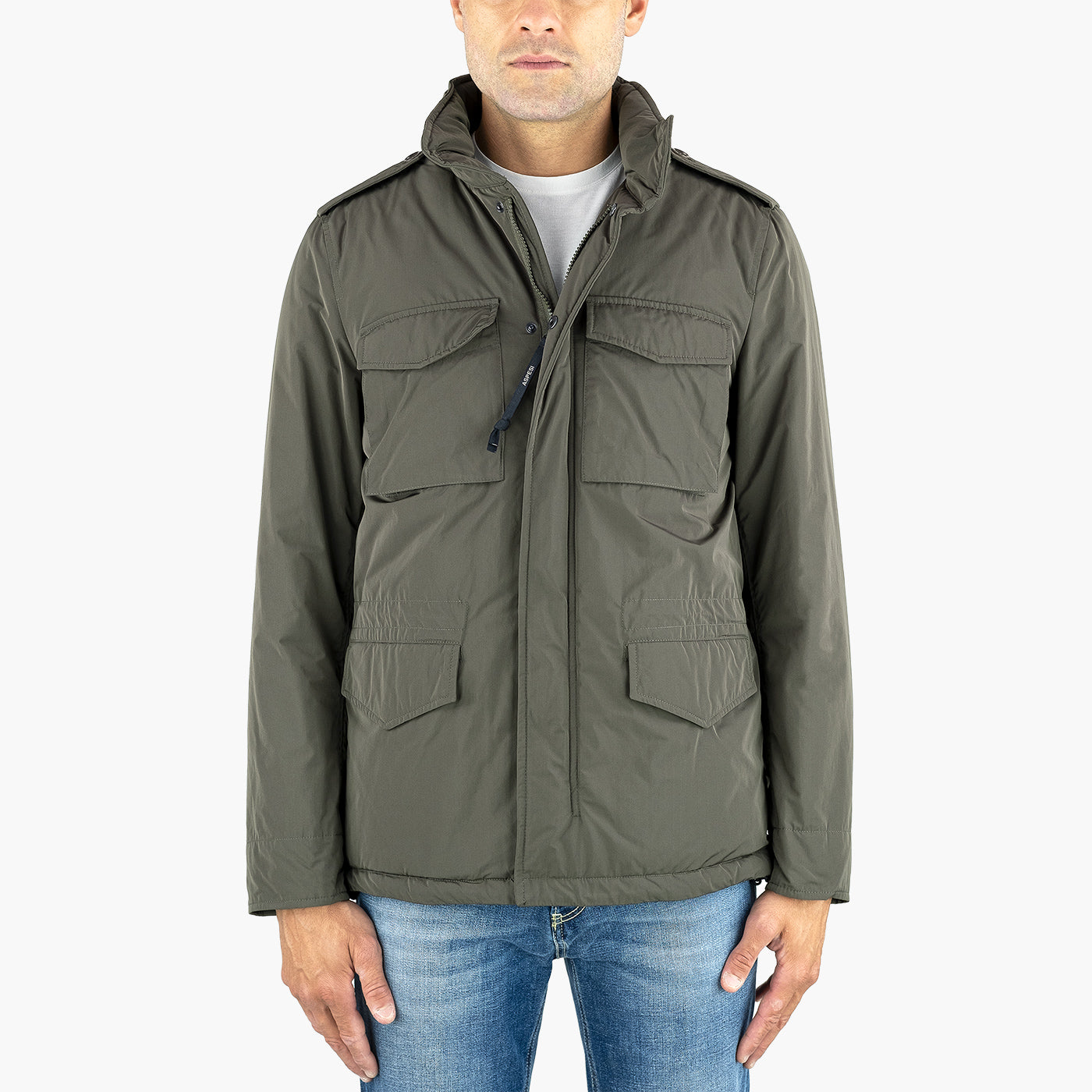 Giubbotto Field Jacket ASPESI Minifield Vento Verde Militare 24C