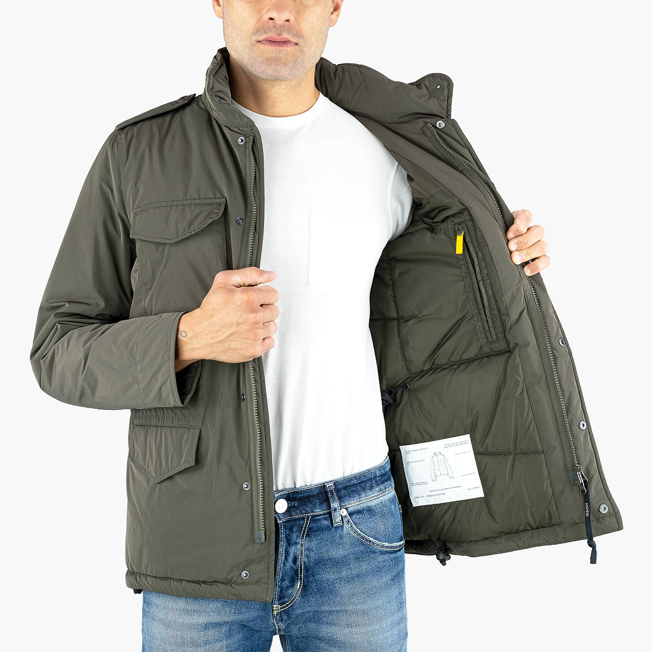 Giubbotto Field Jacket ASPESI Minifield Vento Verde Militare 24AC