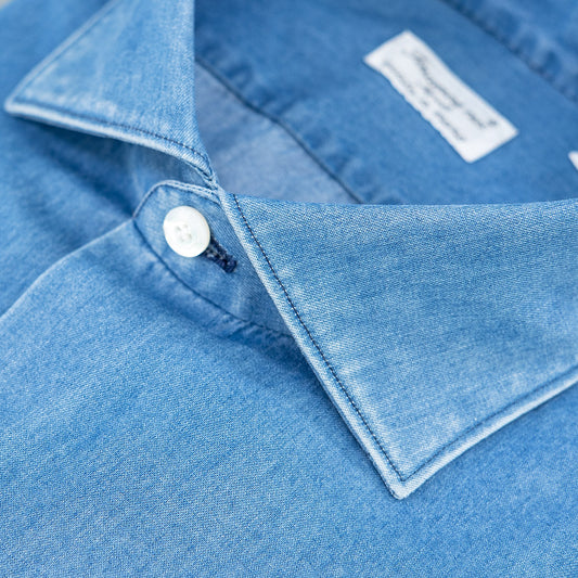 Camicia FINAMORE Milano in Cotone Denim